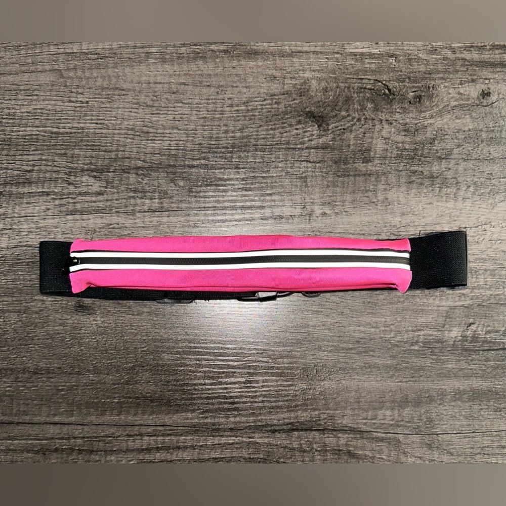 1-Pocket Running/‎ Fitness Waist Pack Hot Pink Fannypack Belt Bag - Picture 3 of 6